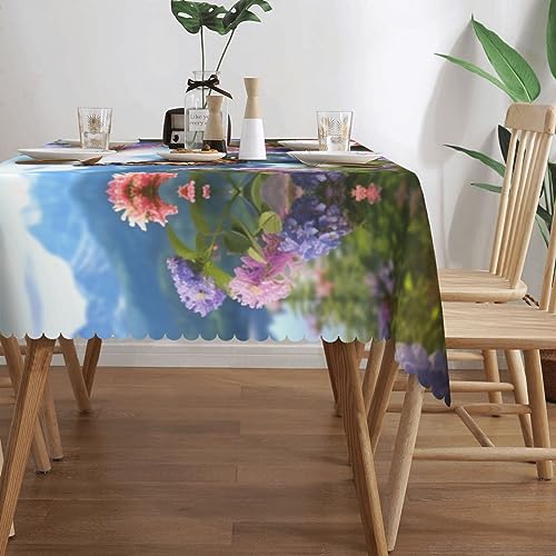 Nappe rectangulaire papillon lavable pour protéger votre table à manger