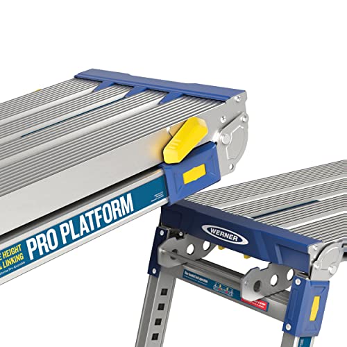 Werner Plateforme de Travail réglable Linking Pro pour rénover vos plafonds - 3