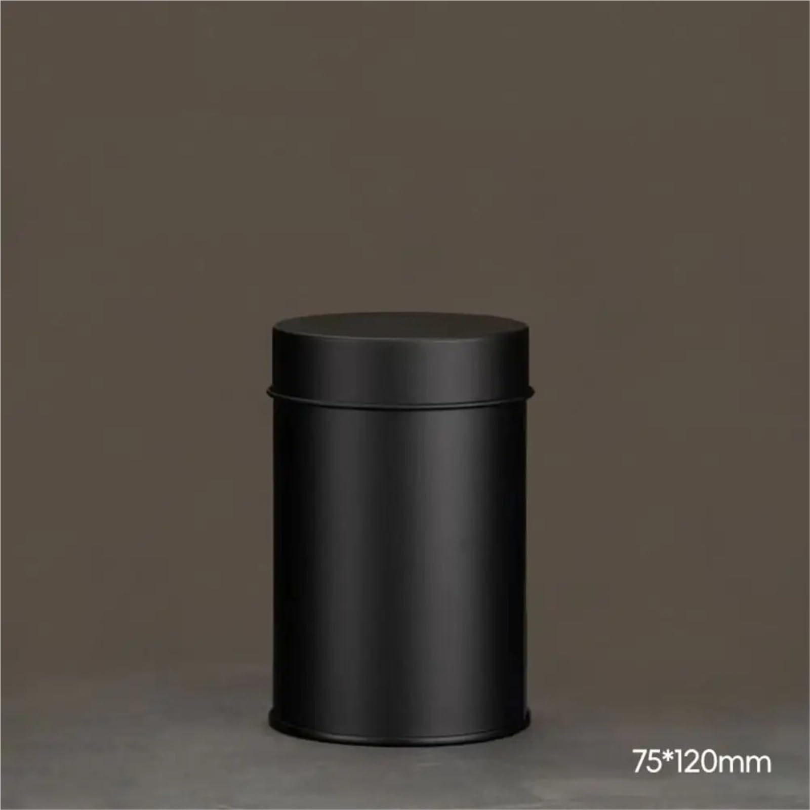 4 latas de té portátiles con tapa doble sellada, resistentes a la humedad, redondas, color verde para Almacenamiento(Red,M)