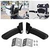 Motorcycle Passenger Armrest 2Pcs Motorcycle Passenger Rear Folding Top Case Box Rear Seat Armrest Kit for