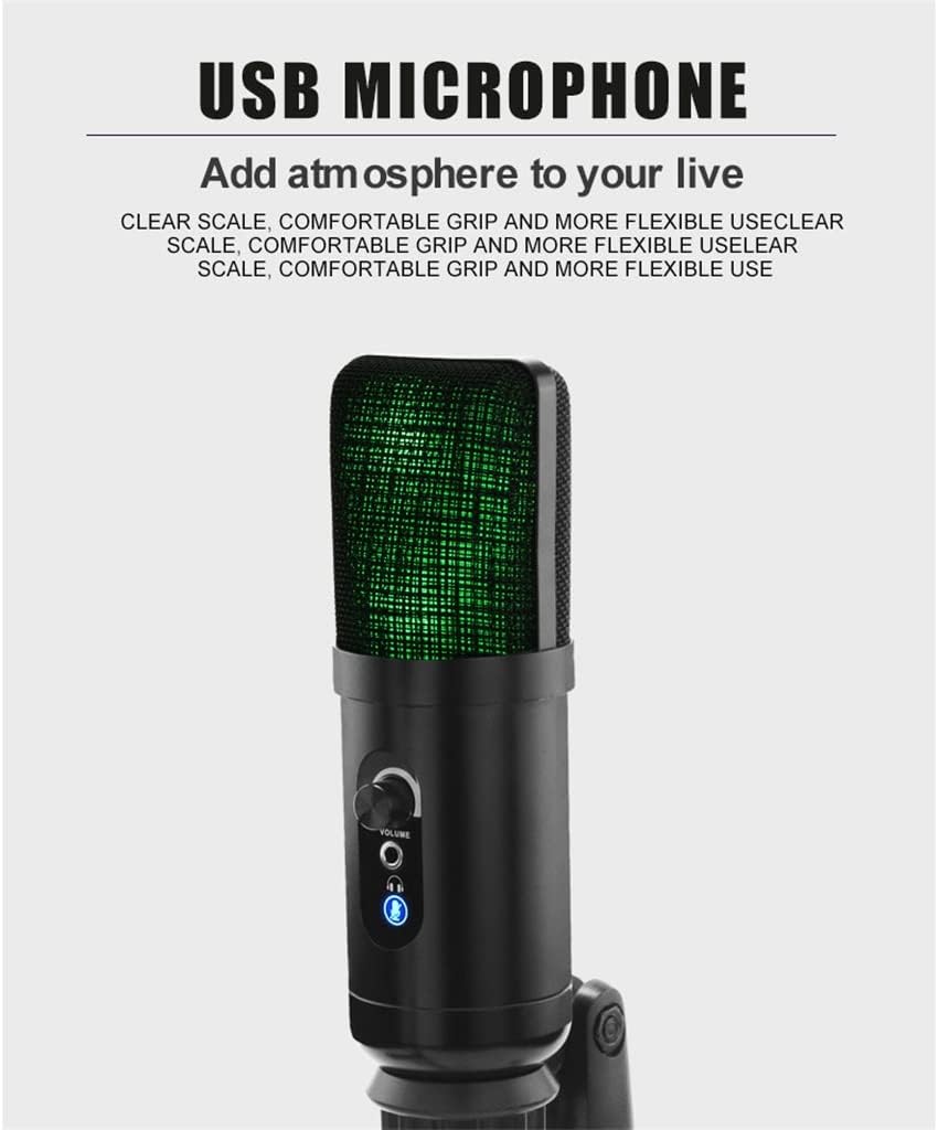 USB Microphone Professional Condenser Microphone Notebook Computer Type-c Mobile Phone Universal Microphone