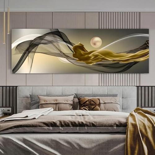 Affiches de ruban abstrait impressions sur toile images d'art mural 60x180