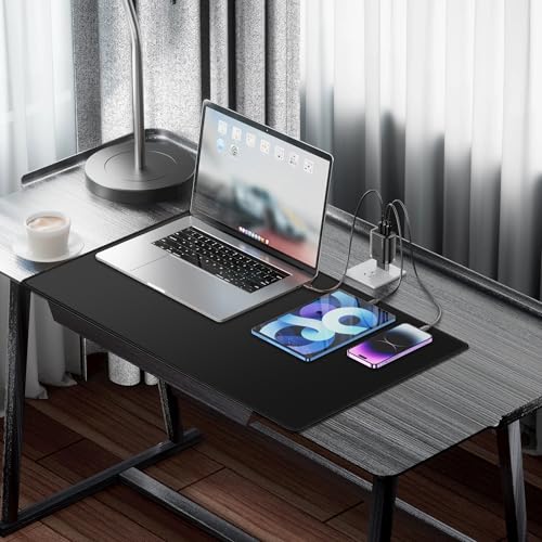 Image of LL-COEUR XXL Black Mouse Pad Gaming Keyboard Mat Laptop Office Desk Mat (800 x 500 x 3 mm)