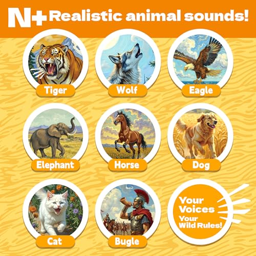Animal Caller for Kids, Blow-Activated Noisemaker Toy with Voice Recorder - image 7