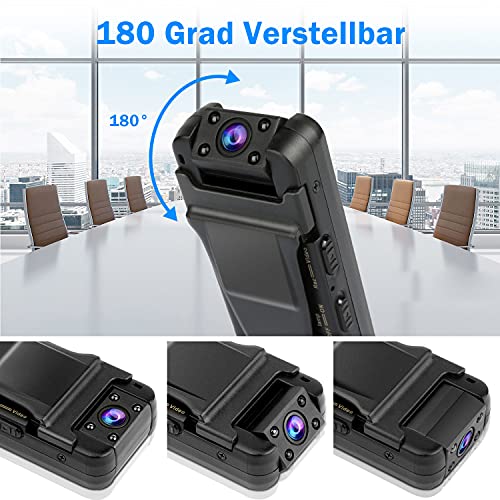 QZT Kleine Kamera ohne WLAN, HD Mini Micro Kamera Aufnahmegerät mit Bewegungserkennung Nachtsicht 32G SD Karte USB… – Bild 4