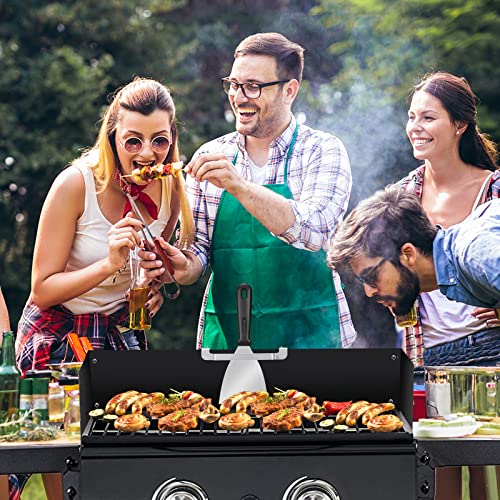 Soporte para espátulas para plancha 2 piezas acero inox miniatura 6