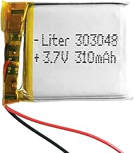 303048 303048 LiPo 3.7 V 310 mAh 1.147 Wh 1S 5C Liter energy battery Rechargeable Electronics Mobile Phone Smartwatch GPS Watch – Not Suitable for Radio Control 50 x 30 x 3 mm (310 mAh|303048)