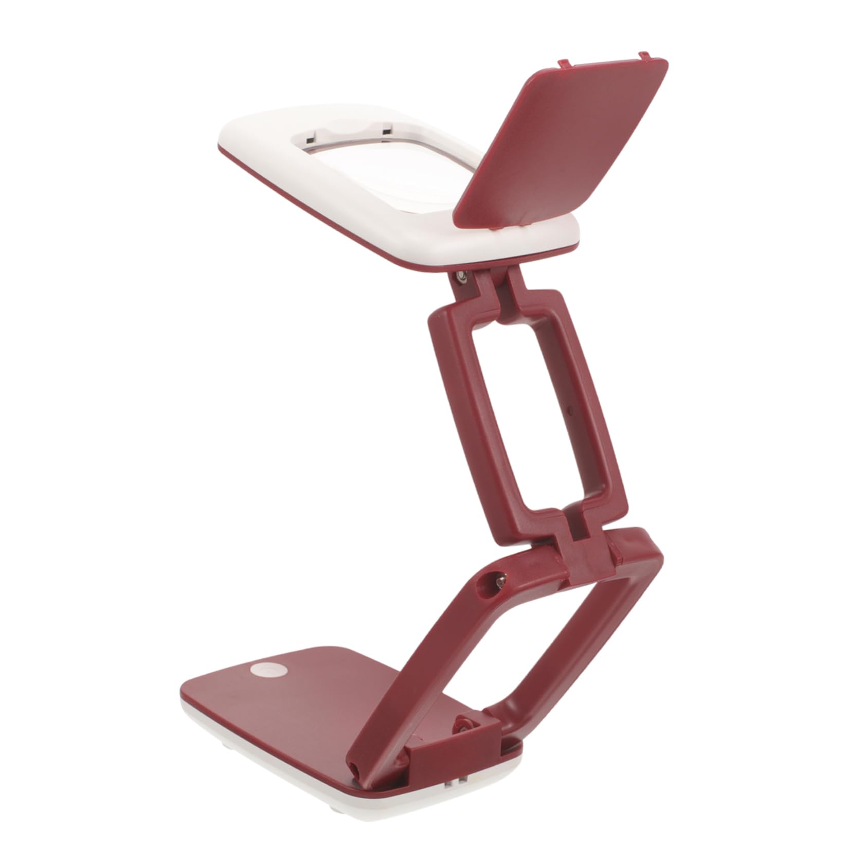 BESTYASH Reading Magnifier with Light Foldable Desk Magnifying Lamp for Seniors Portable LED Illumination for Sewing Jewelry Making and Close Work