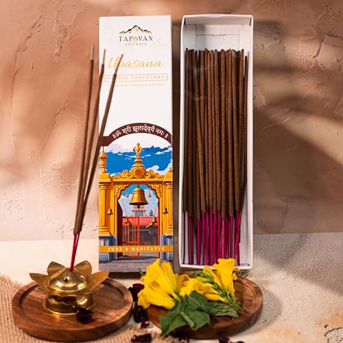 Image of Incense Sticks Pack of 4 (160 Sticks) Sandal Rose Nagchampa Musk Agarbatti for Puja Meditation Aromatherapy Long Lasting Fragrance Dhoop Sticks for Home Temple Prayer