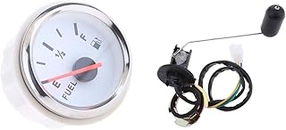 perfk 1 Stück Tankanzeige Kraftstoffanzeige Tankanzeige LED,Tankuhr Digitaldisplay, für Auto Motorrad