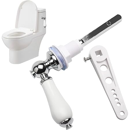 OTAIVE Ceramic Toilet Flush Handle,Ceramic Toilet Cistern Lever Flusher ...