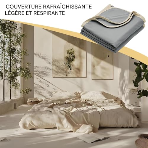 Couette rafraîchissante respirante et légère pour lit et camping - 3