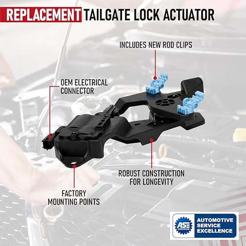 Image of Rear Powered Tailgate Lock Actuator by AA Ignition - Compatible with Ford Trucks - 2017, 2018, 2019, 2020, 2021, 2022, 2023 F-150, F-250, F-350 Super Duty - Replaces Parts GC3Z9943170E, GC3Z-9943170-B