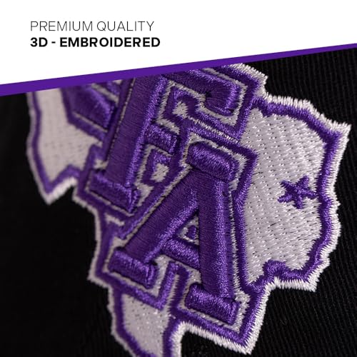 Gorra bordada ajustable negra para adultos miniatura 3