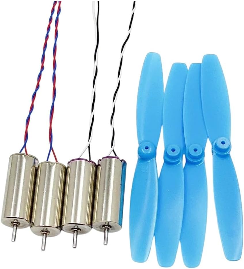4pcs 8.5mm*20mm 8520 CW CCW Mini 3.7V Coreless Motor BIade PrOpeIler DIY QX80 QX95 QX110 FPV RC Quadcopter Drone Parts New 2026 Electronic & Accessories