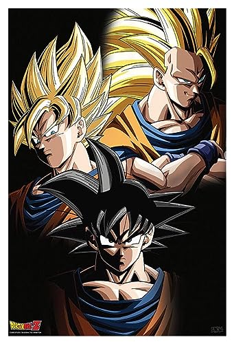 ABYstyle GBeye Dragon Ball Goku Transformations Affiche Poster 38x52cm