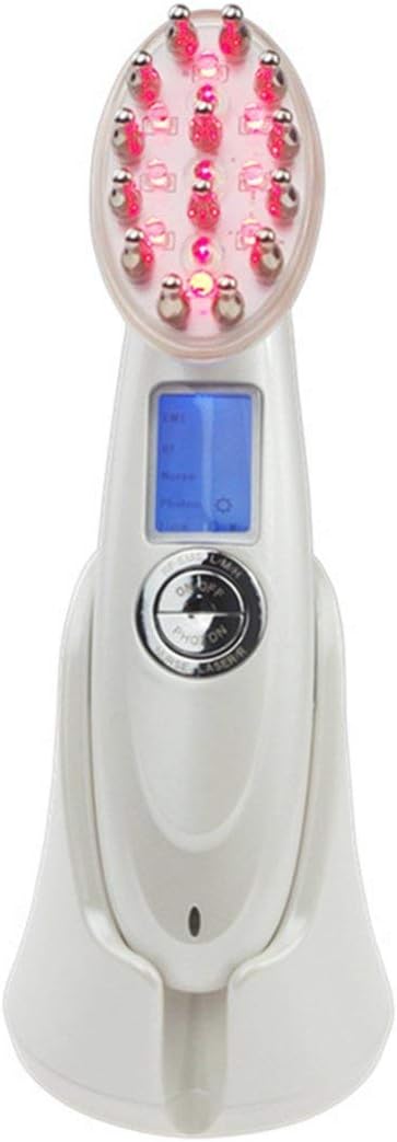 Beauty RF Laser Hair Regrowth Brush Prevent Anti Hair Loss LED Photon Laser Hair Growth Comb Scalp Vibration Massager