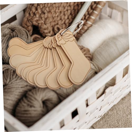 Angoily Large Yarn Bobbin Winder Set for Knitting and Crocheting Wooden Spool Organizer 10 Bobbins for DIY Projects and Embroidery Accessories - Thumbnail 6