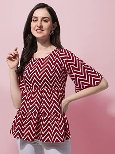 Image of OOMPH! Women's Polyester Regular Fit Shirt