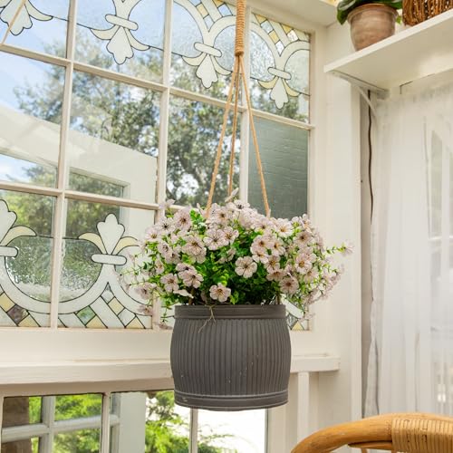 Nearly Natural 13in. UV Resistant Artificial Daisy Bush (Indoor/Outdoor) - Set of 12 by Nearly Natural - Image 8