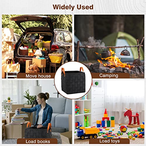 Roylvan Firewood Carrier Bag, Heavy-Duty Firewood Holders Durable Fireplace Stove Accessories Wood Carry Bag with Handles for Home Indoor Outdoor Camping Barbecue,14.96