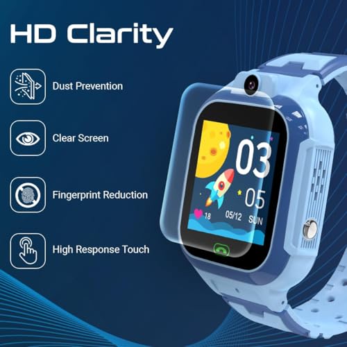 Image of sekyo Screen Guard Carepal Pro Kids Smartwatch - HD Clear 9H Tempered Glass | Scratch Resistant | Bubble-Free | Touch Sensitive | Screen Protector