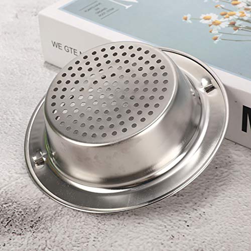Image of ZIBUYU Sink Strainer Stainless Steel Waste Strainer for Kitchen Sink Drainer Net Strainer for Bathroom & Kitchen Sink Mesh Strainer, (4.33 inch) - 1 Pack