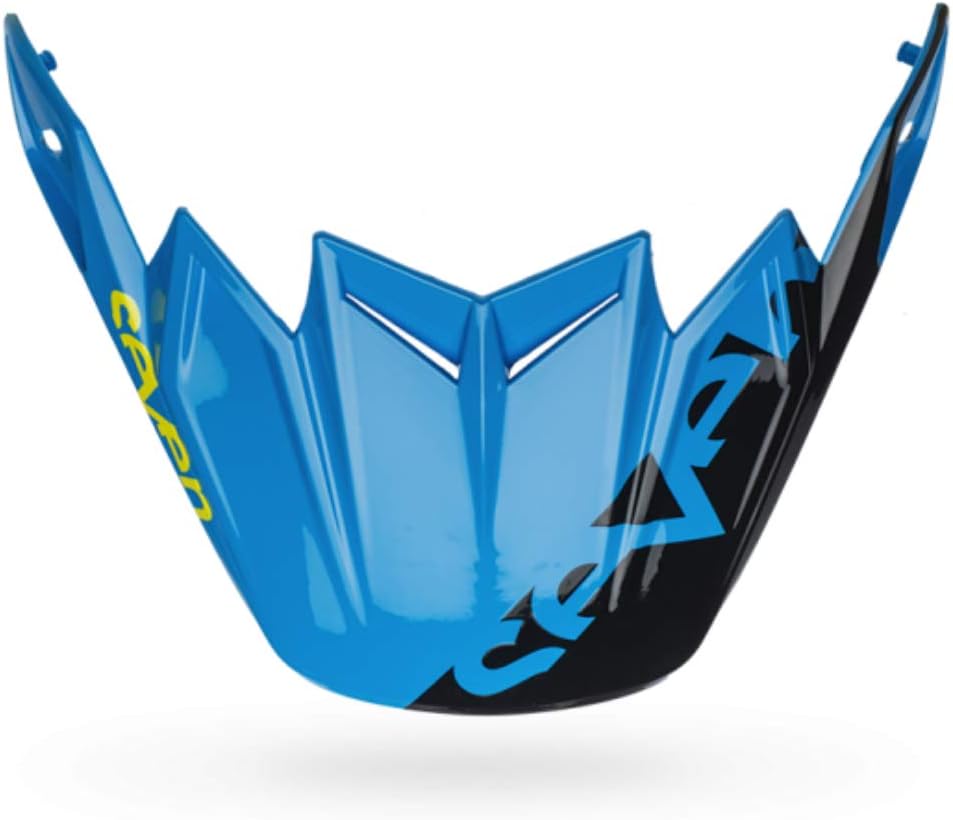BELLPowersports Moto-9 Flex Helmet - Replacement Visor - Seven Blue/Yellow - 7080406