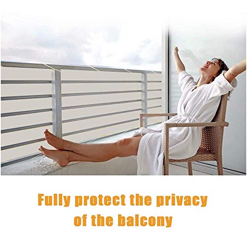 Protection 100% privée avec ce brise-vue pour balcon opaque - 3