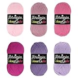 Scheepjes Colour Crafter Paquete de Color 6x50g Campos de Tulipanes