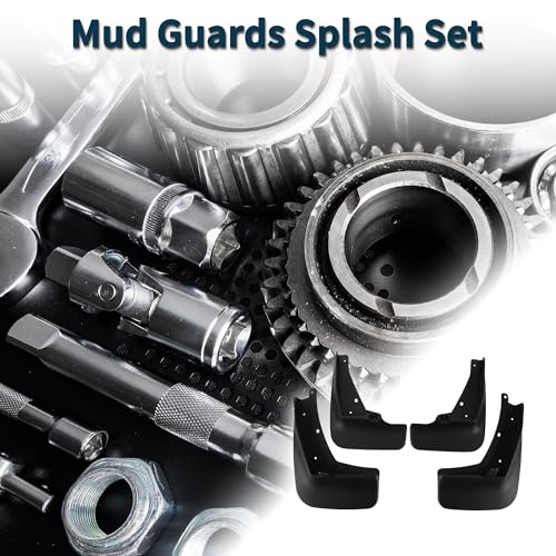 Image of Mud Flaps Splash Guards for Volkswagen Tiguan l 2019-2023 W /Mount Accessories Mud Guards Front and Rear 1 Set