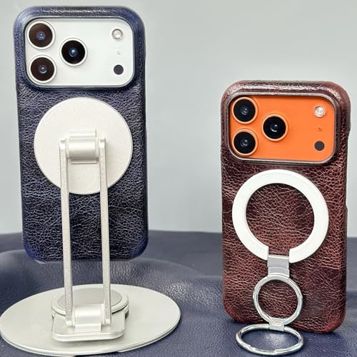 Coque ultra fine iPhone Air cuir véritable rétro marron