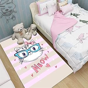 Kunsen Baby vloerkleed Creativiteit van Cartoon Huishouden Baby in Slaapkamer jongen slaapkamer accessoires Roze wasbare tapijten kinderen tapijten kinderkamer accessoires 180X280CM