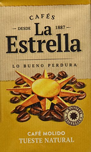 LA ESTRELLA Café Tostado Molido Natural 250g - 4 Paquetes