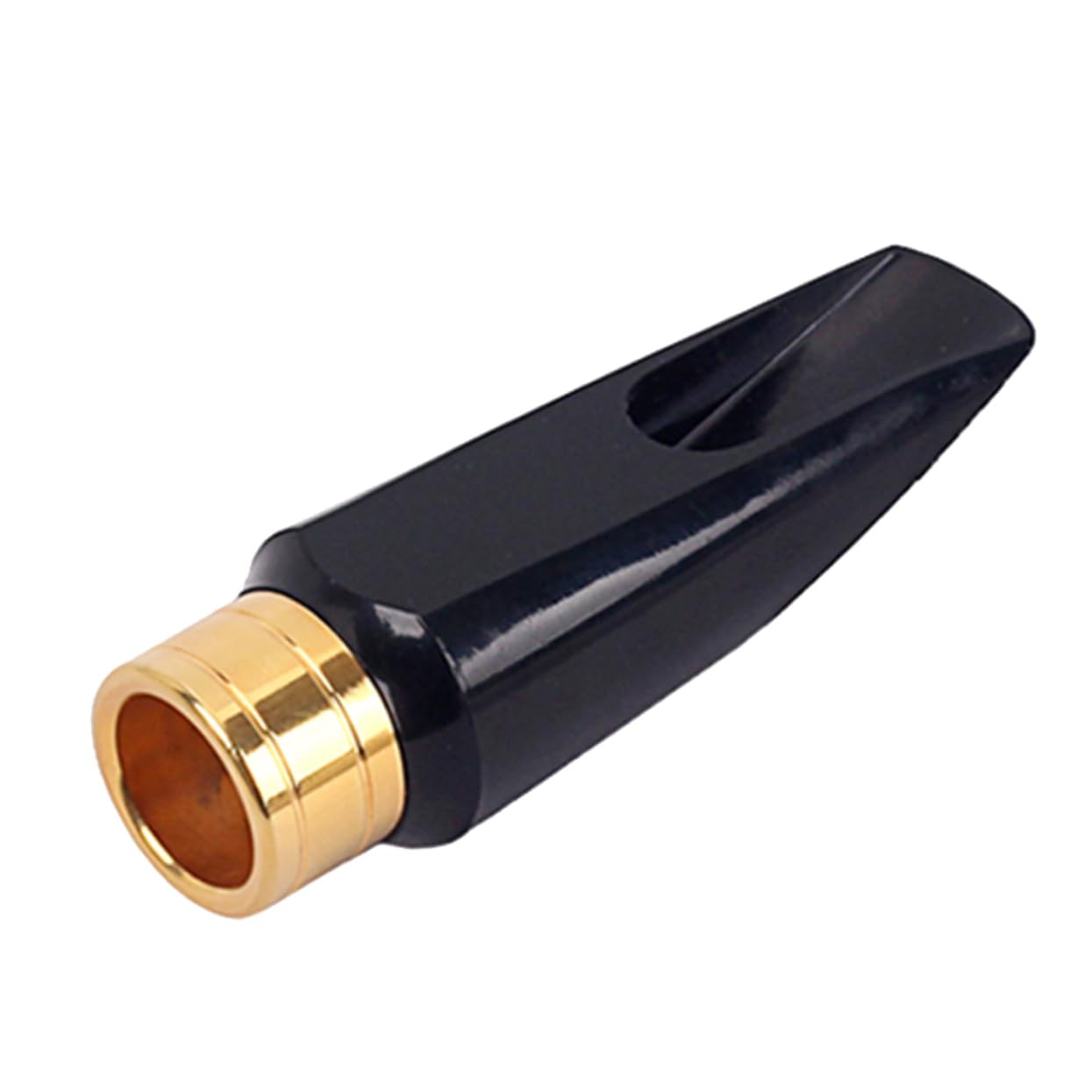 FUNOMOCYA Replacement Copper Ring for Alto Saxophone Durable Mouthpiece Accessory for Enhanced Sound and Easy Playability for Beginners and Music Enthusiasts Black