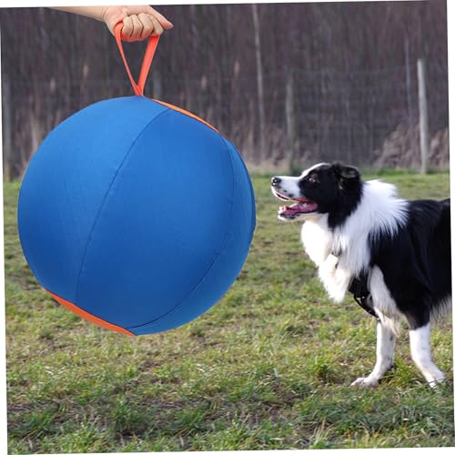 Herding Ball für Hunde, 21,65 Zoll aufblasbarer großer Hischball für mittlere und große Rassen, kompatibel mit Hirten, Viehhunden, Pferdspiel