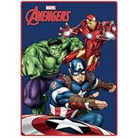arlis Manta 100x140cm, Juventud Unisex, Plaid Avengers-A, 100 X