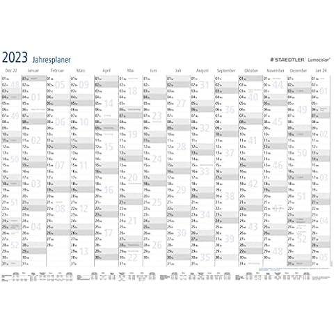 STAEDTLER Jahresplaner Lumocolor Set 2023 (Wandkalender trocken abwischbar, exklusive Sonderedition mit zwei Stiften) Cover