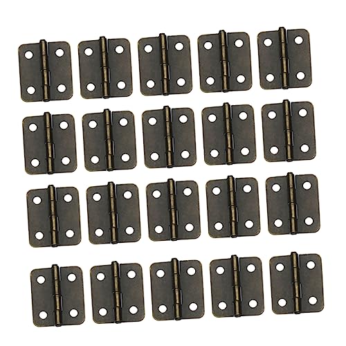 Holibanna Mini Self Closing Spring Hinges Stainless Steel Hardware for Jewelry Box Automatic Hinges