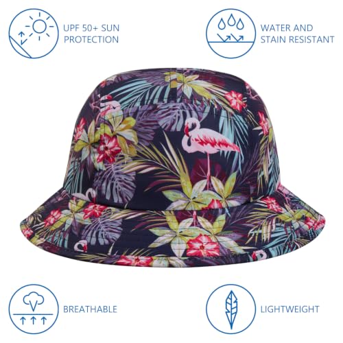Image of BASSDASH UPF50+ Fishing Bucket Hat for Men Women Lightweight Water Resistant Packable Outdoor Summer Sun Hats FH13