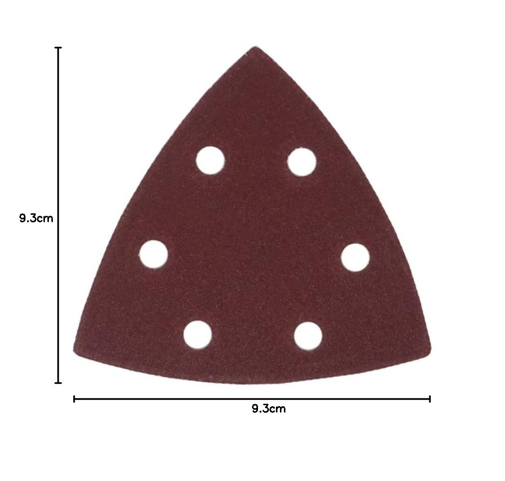 Bosch Feuille Abrasive Pour Ponceuse Triangulaire Delta, 93x93x93