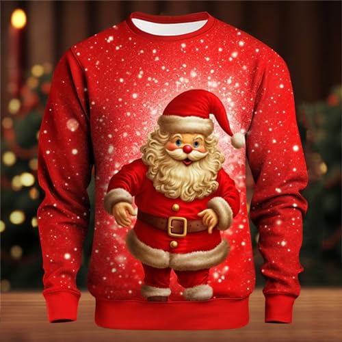 Pull de Noël homme motif unique 3D : le cadeau idéal pour les fêtes - 3