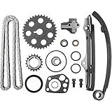 MYSMOT TK3005 Timing Chain Kit for Nissan D21 1990-1994 Hardbody 1995-1997 240SX 1989-1990 Stanza 1990-1992 Axxess 1990 2.4L, 9-4163S 13085-40F00 13510-53J10