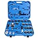 Goplus 28-Piece Universal Radiator Pressure Tester, Vacuum Type Cooling System Tool Kit w/Carrying Case (Blue Case)