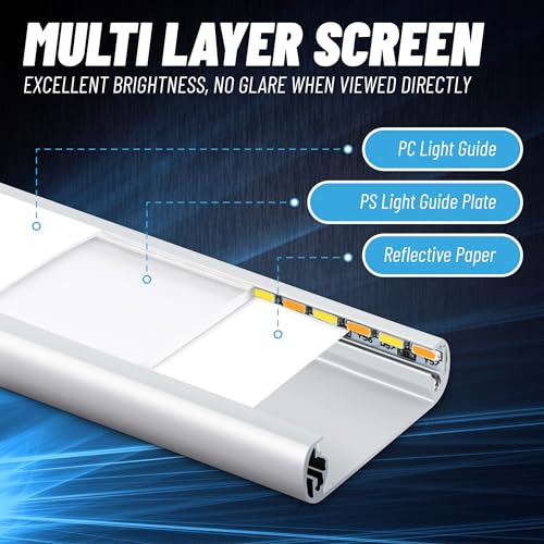 Image of Under Cabinet Lights, Pack of 2, 12 inches, 72 Side Emission LEDs, Rechargeable Battery, Under Cabinet Lighting, Motion Sensor Light, LED Lights for Bedroom, Home Decor, Night Light, Closet