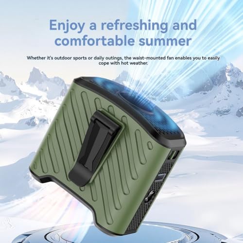 Ventilateur à maintien de la taille idéal pour le camping et le jardinage