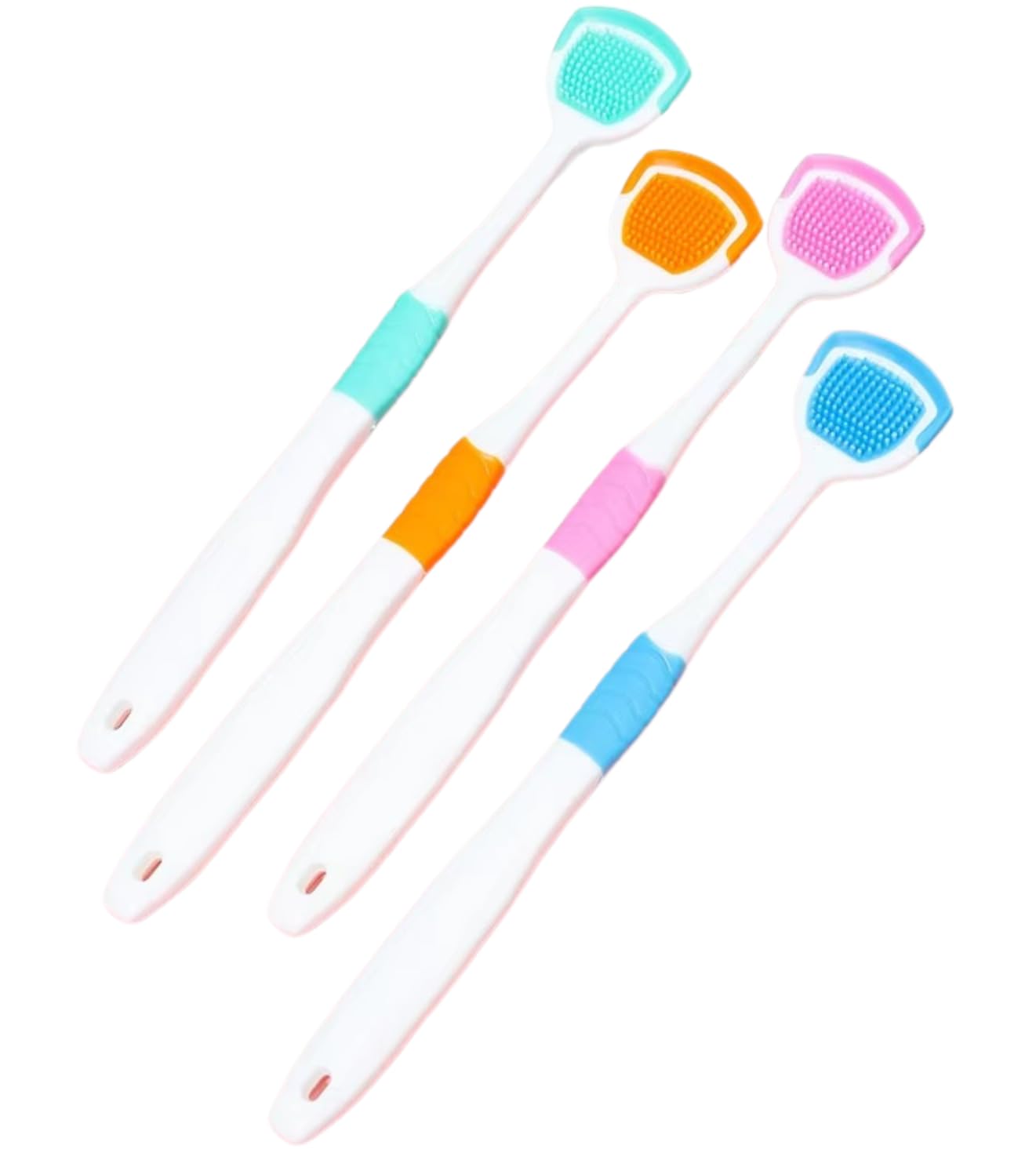 DIALDRCARE Tongue Scraper for Adults, Tongue Cleaners for Reduce Bad Breath, Oral Dental Scraper - Fresher Breath (MULTI)