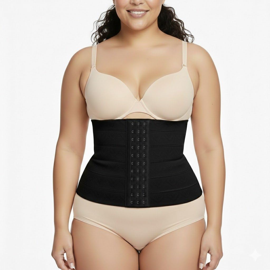 Women's Shapewear Tummy Control Belt | Waist Slimming Belt for Girls | Cotton Fabric | Hook & Eye Closure | Comfortable Fit 32 to 38 Waist | Seamless Innerwear-image-8