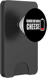 Charge Me With Cheese - Funny Cheese Lover PopSockets PopWallet for MagSafe