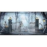 Halloween-Garage-Banner-Dekor für Ihren Raum 400X180CM Boot Winde (Grey, 400X180CM)